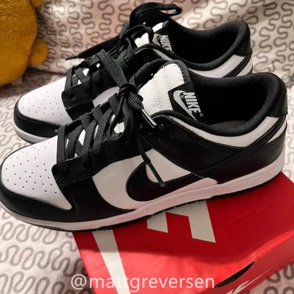 Nike dunk low black and white - Picture 8 of 8